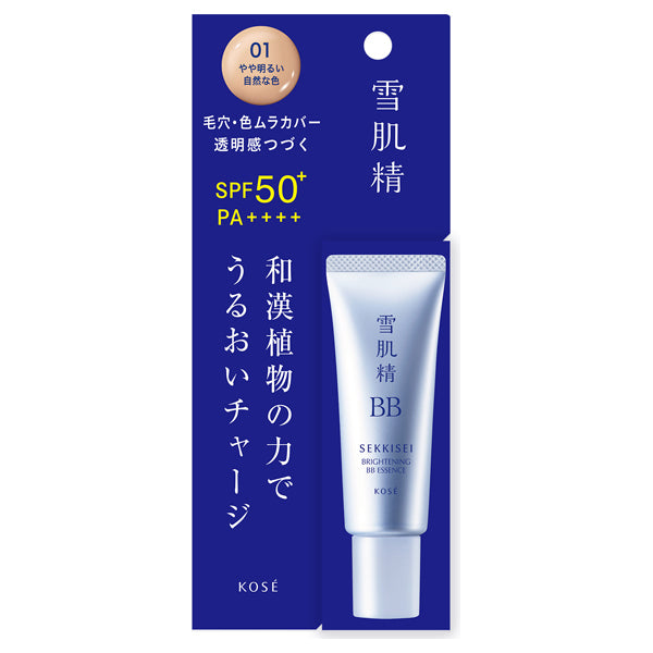 KOSE Sekkisei Bright BB Essence SPF50+ PA++++ 30g 01 Light Ochre