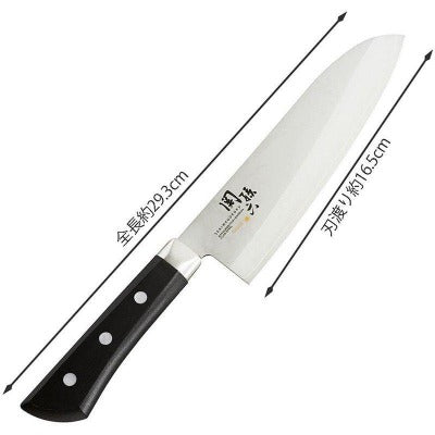 KAI Seki Magoroku Akane Japanese Santoku Knife 16.5 cm 3