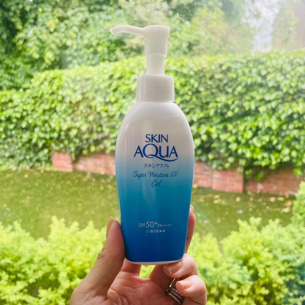 milky dress aqua sun cream review Skin Aqua UV Brightening Moisture Gel Review