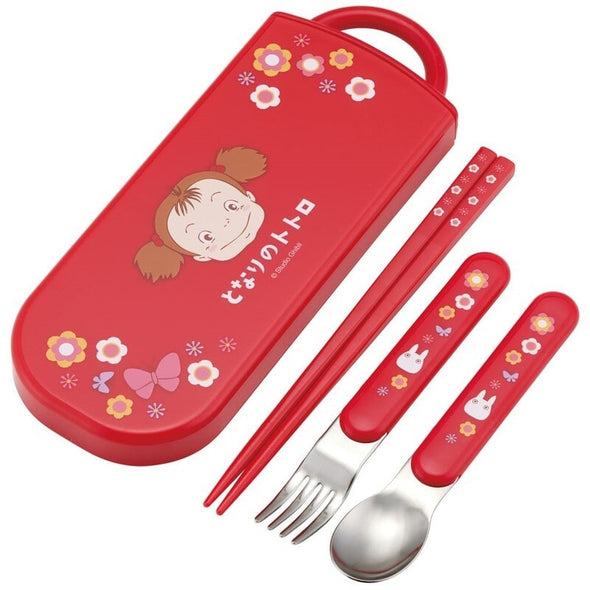 Studio Ghibli My Neighbor Totoro Spoon Fork Chopsticks Set Cutlery - Mei