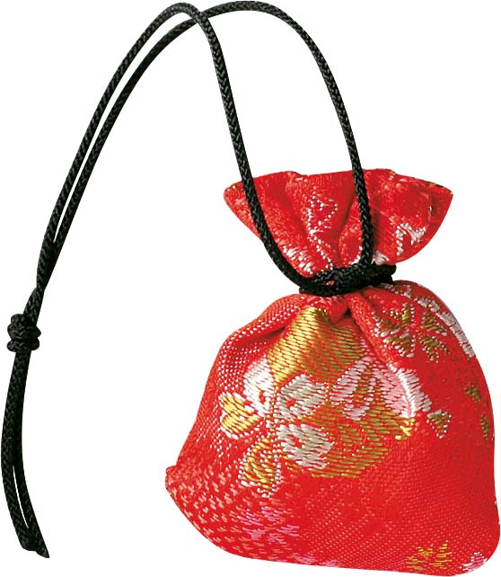 Kousaido Incense Scent Kinchaku Bag & Box - Dream Fireworks Size M