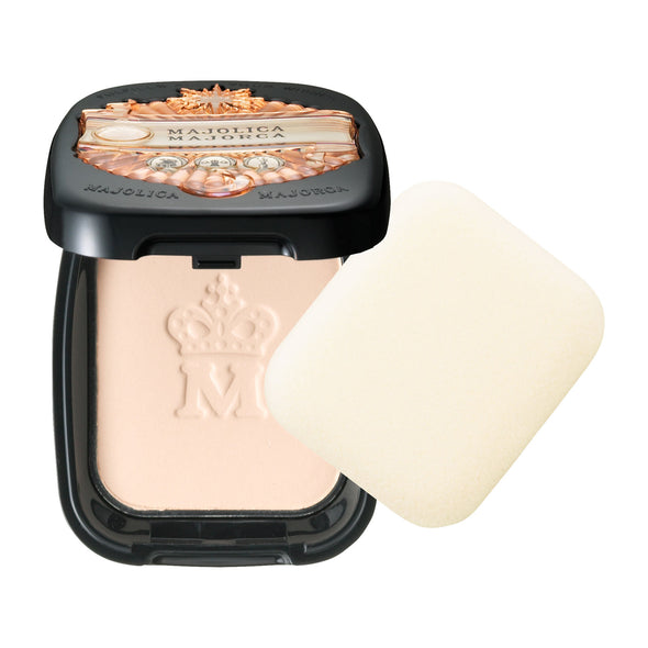 Shiseido Majolica Majorca Pressed Pore Cover Powder case and puff