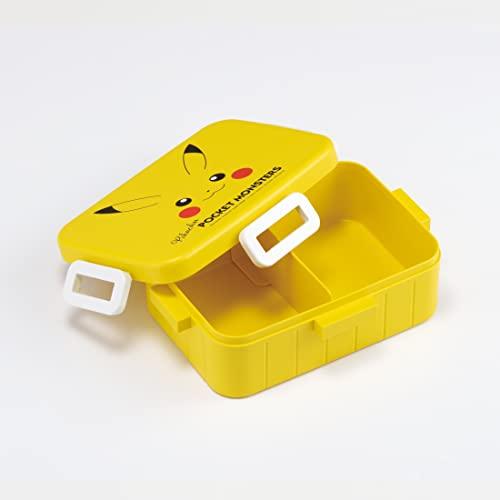 Pikachu Bento Box 650ml Antibacterial 4 Point Lock - Face