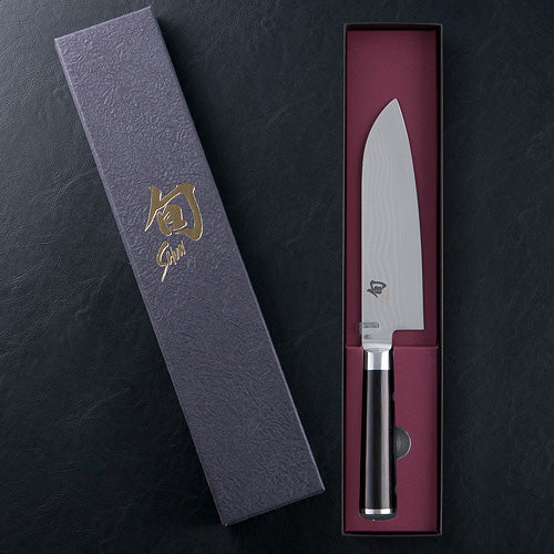 KAI Shun Classic Santoku Japanese Kitchen Knife 175mm with a case