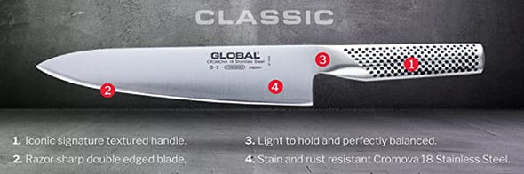 Global G-55 18cm Cook's Knife 5