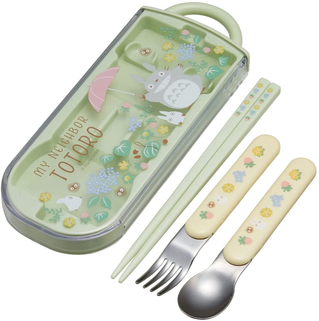 Studio Ghibli My Neighbor Totoro Spoon Fork Chopsticks Set Cutlery