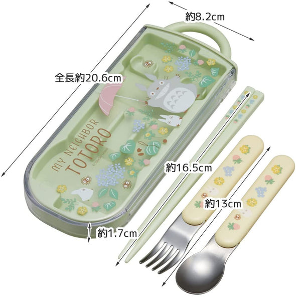 Studio Ghibli My Neighbor Totoro Spoon Fork Chopsticks Set Cutlery 4