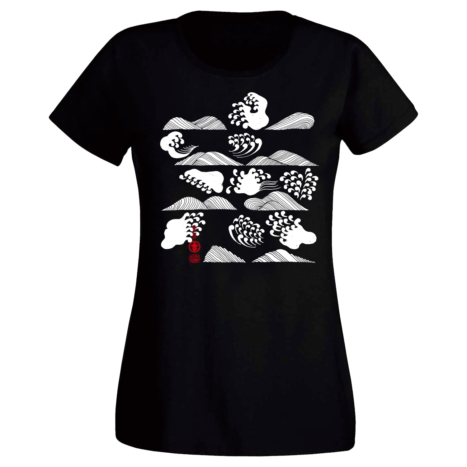 NAMI Womens Japanese T-shirt - Black