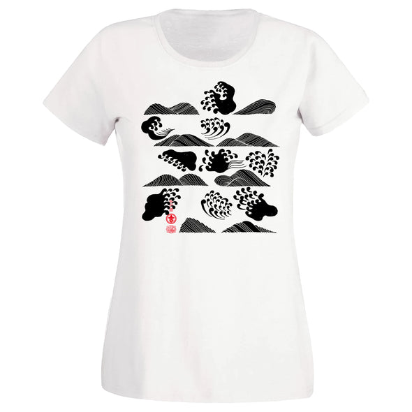 NAMI Womens Japanese T-shirt - White
